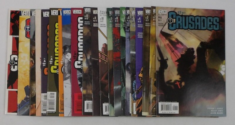 Crusades #1-20 VF/NM complete series + Urban Decree ; Vertigo (17AA)