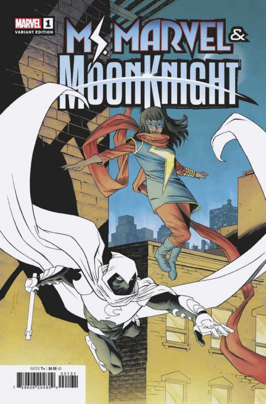 Ms Marvel And Moon Knight #1 Shalvey Variant 