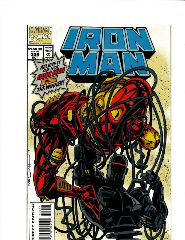 10 Marvel Comics Iron Man # 308 309 311 318 328 331 Weapon X # 1 2 3 4 J324