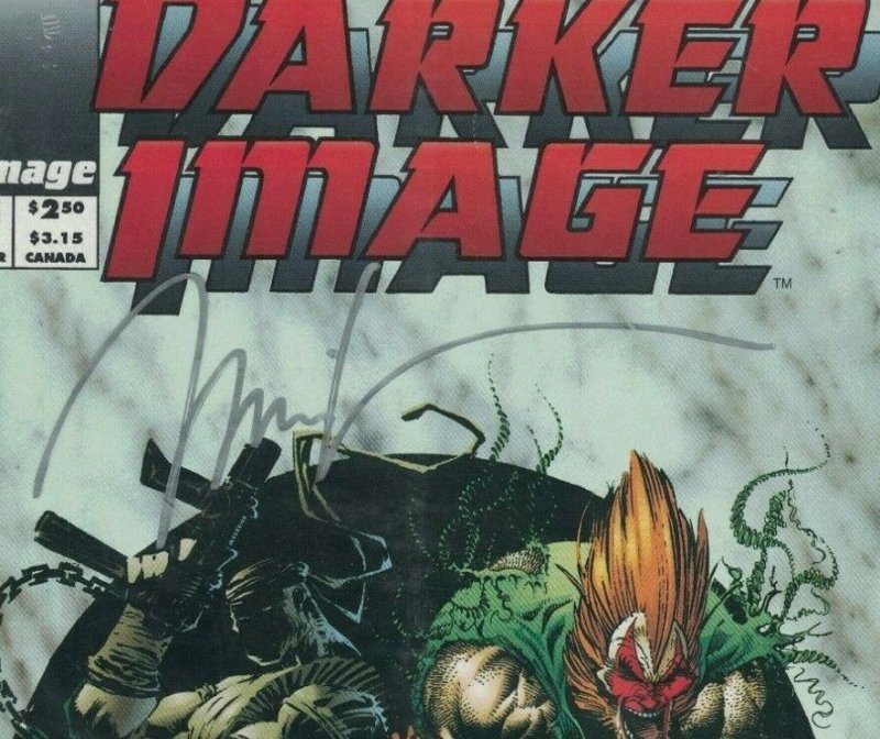 Darker Image #1 VF/NM signed by Jim Lee - deathblow maxx - Rob Liefeld Sam Kieth