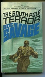 DOC SAVAGE-THE SOUTH POLE TERROR-#77-ROBESON-fine-FRED PFEIFFER COVER-1ST E FN