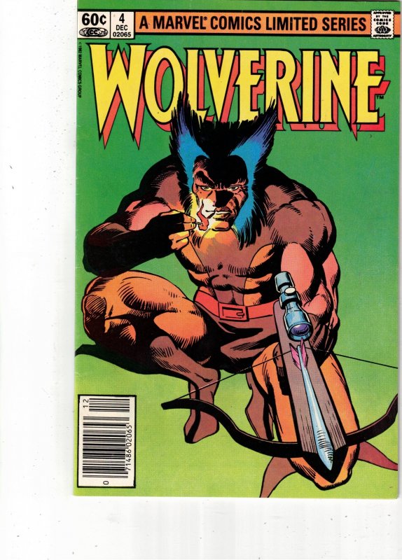 Wolverine #4 (1982) VF/NM High-Grade 4th Solo Wolverine Oregon CERTIFICATE Wow!