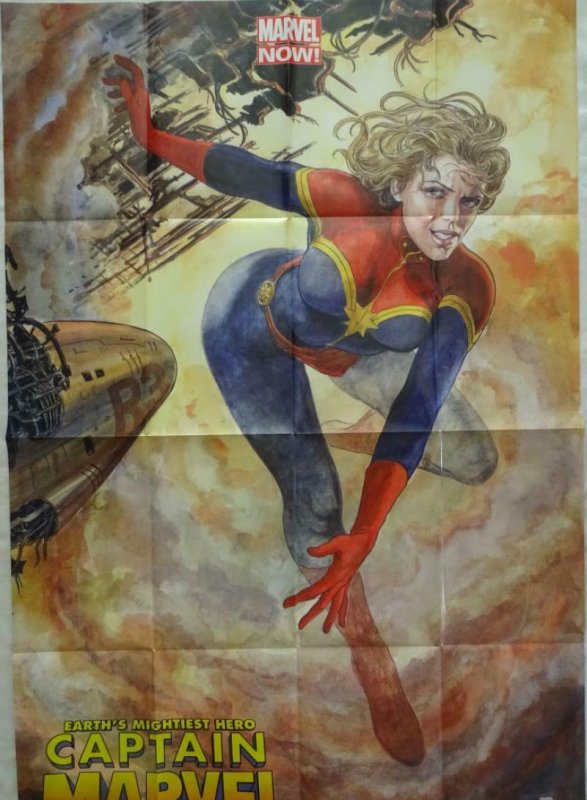 CAPTAIN MARVEL Promo Poster, 24 x 36, 2013, MARVEL, Unused more in our store 303