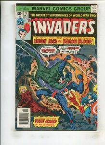 INVADERS #9 (9.2) BARON BLOOD!! 1976