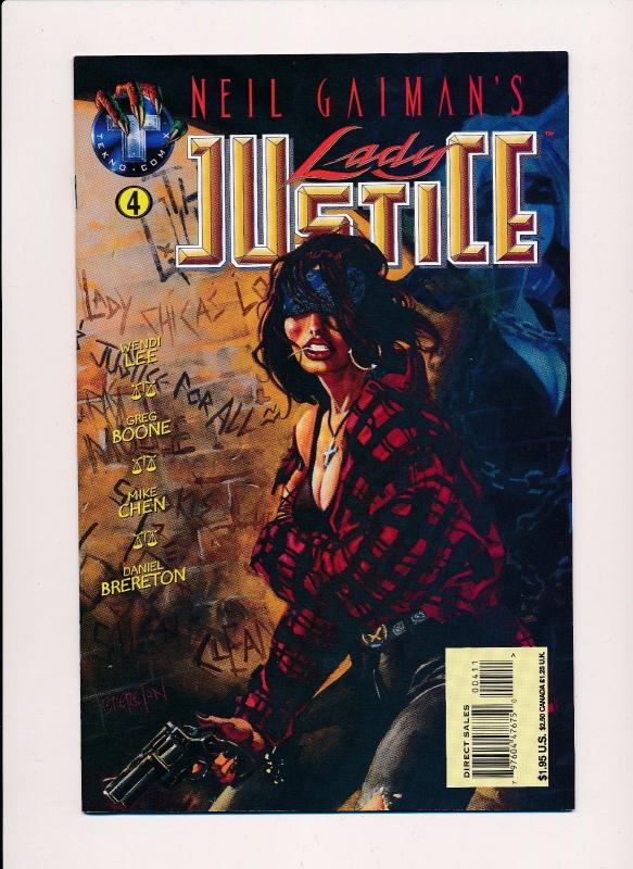 Neil Gaiman's LADY JUSTICE  #4,5 - Tekno Comics ~VF/NM (HX201)