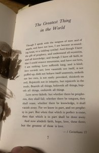The greatest thing in the world, Henry Drummond‘s inspirational classic,1967.58p