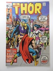 Thor #179 (1970) A Hell On Earth! Solid VG Condition!