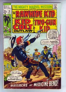 Mighty Marvel Western #15 (Dec-71) VF- High-Grade Rawhide Kid, Kid Colt, Two-...