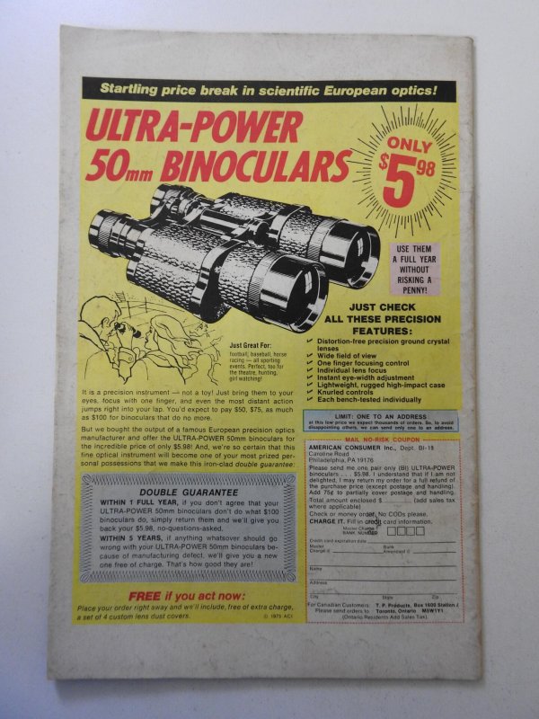 Jungle Action #17 (1975) VG Condition centerfold detached bottom staple