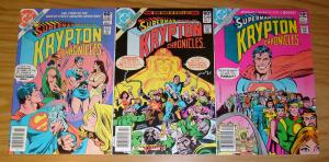 Superman Presents the Krypton Chronicles #1-3 FN complete series - newsstand set