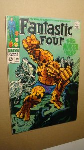 FANTASTIC FOUR 79 *NICE* VS THE THINKER MARVEL SILVER AGE 1968