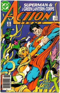 Action Comics #589 Superman & Green Lantern Corps (DC, 1987) FN-