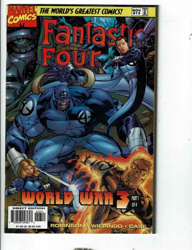 Lot Of 12 Fantastic Four Marvel Comic Books # 1 2 3 4 5 6 7 8 10 11 12 13 JD4