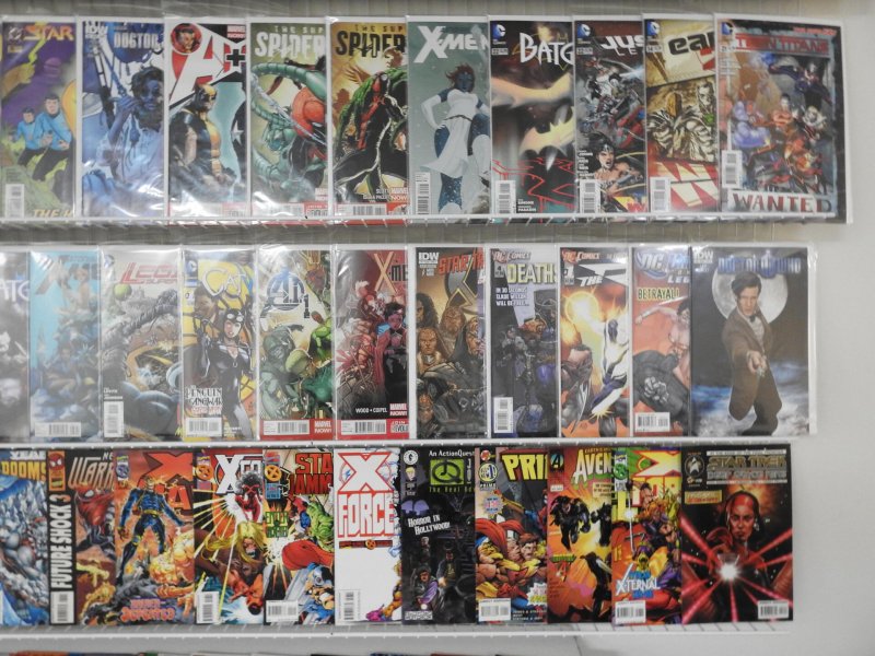 Huge Lot 180+Comics W/X-Men, Hulk, Deathstroke, Spidey+ Avg VF+ Condition!