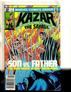 Lot Of 11 Ka-Zar Marvel Comic Books # 1 2 3 4 5 6 7 8 9 10 11 Zabu Savage JF14