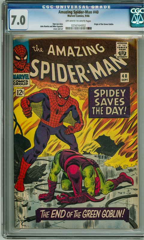 The Amazing Spider-Man #40 (1966) CGC 7.0!