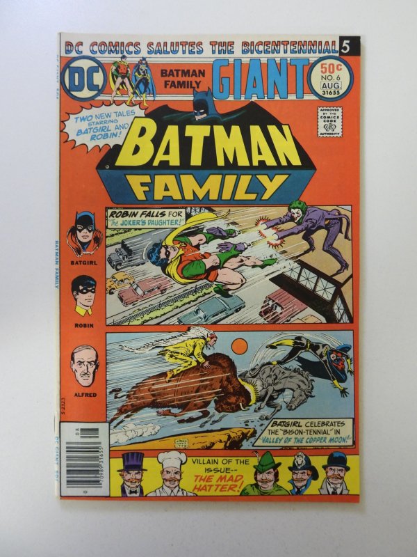 Batman Family #6 1st appearance of Joker's daughter FN/VF condition