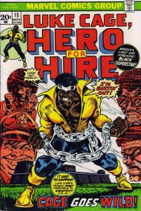 Hero for Hire #15 VG ; Marvel | low grade comic Luke Cage