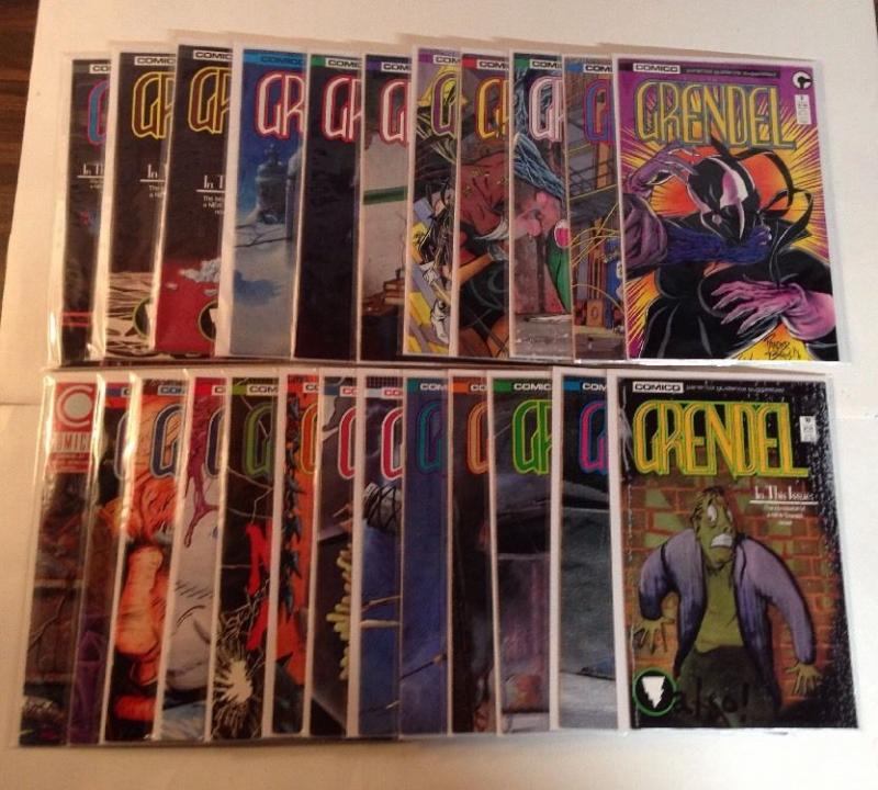 Grendel 3 9-25 27-32 Near Mint Lot Set Run Comico