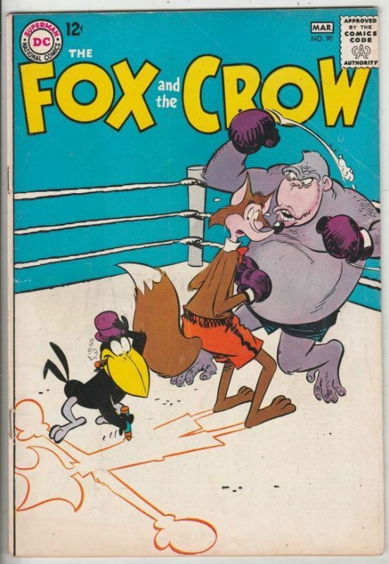 Fox and the Crow # 90 Strict FN+ Cover Boxing Match with Gorilla & more listed