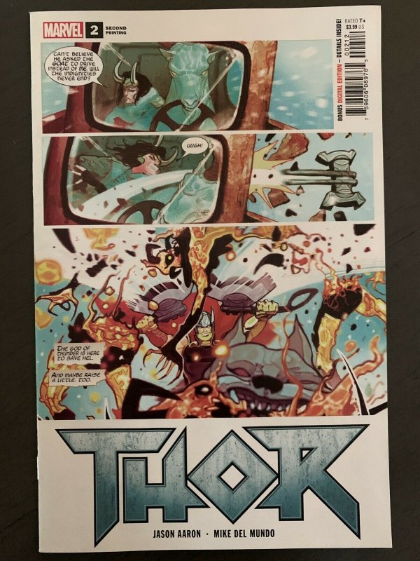 THOR 2  walmart variant cover Marvel comic book 