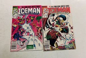 Iceman complete miniseries Marvel Comics books #1 2 3 4 44 TS4