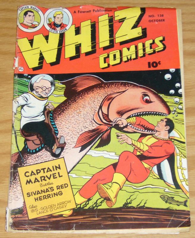 Whiz Comics #138 october 1951 - captain marvel - ibis the invincible - fawcett 