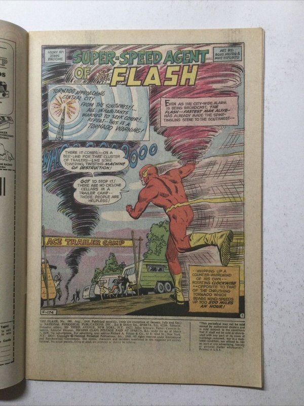 Flash 190 Very Fine Vf 8.0 Dc Comics