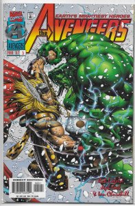 Avengers (vol. 2, 1996) # 5 FN (Heroes Reborn) Loeb/Liefeld, Hulk vs. Thor