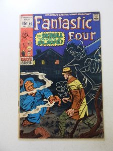 Fantastic Four #90 (1969) VG condition staple added