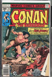 Conan the Barbarian #78 (1977) Conan