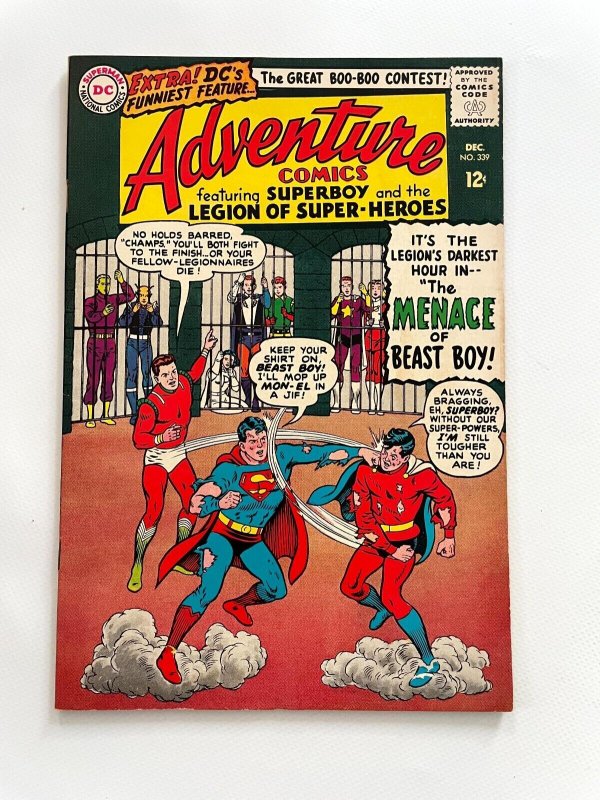 Adventure Comics # 339 VF/NM DC Comic Book Superboy Batman Superman Flash 4 J885