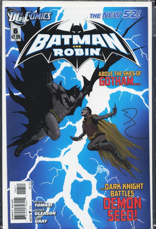 Batman and Robin #6 Direct Edition (2012) Batman and Robin