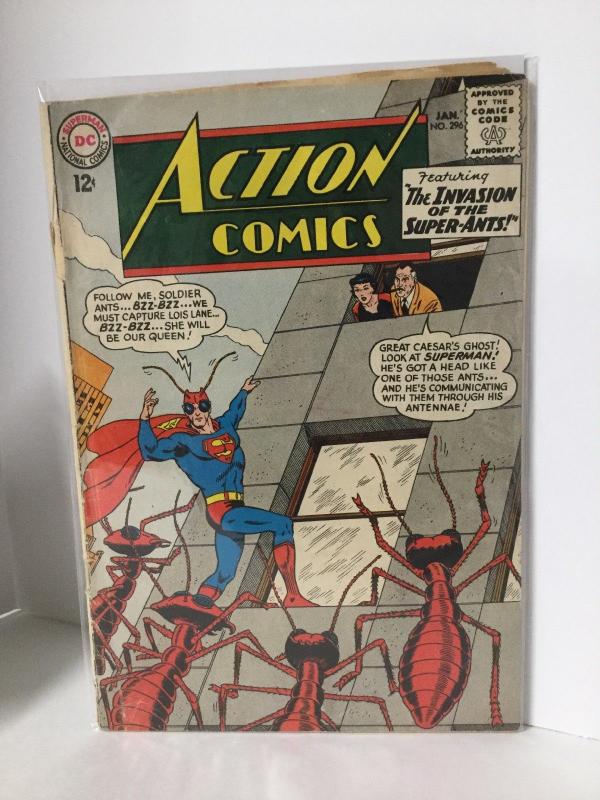 Action Comics 296 2.0 Gd Good Cover Detached DC Comics SA