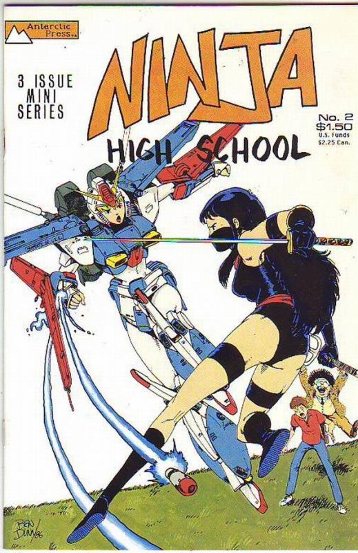 Ninja High School #2 (Aug-87) VF/NM+ High-Grade Jeremy Feeple