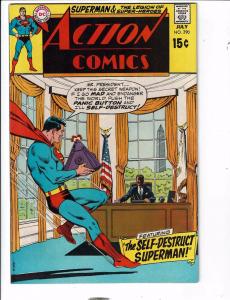 Action Comics # 390 VF/NM DC Comic Book Feat. Superman Superboy Supergirl RG1