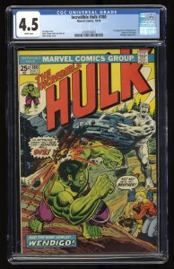 Incredible Hulk #180 CGC VG+ 4.5 White Pages 1st Cameo Appearance Wolverine!