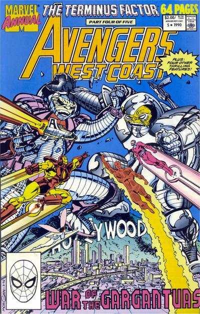 Avengers West Coast Annual #5, VF+ (Stock photo)