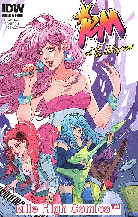 JEM & THE HOLOGRAMS (2015 Series) #4 INCENTIVE Near Mint Comics Book