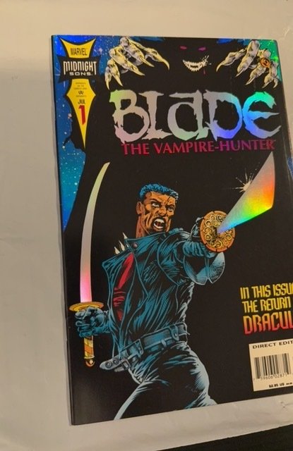 Blade: The Vampire Hunter #1 (1994) embossed cover