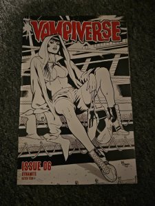 Vampiverse #6 Cover I 1:25 Incentive Sanapo Line Art Dynamite Comics 2022 NM