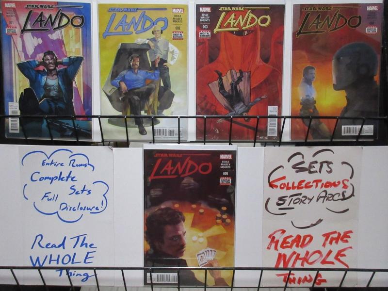 STAR WARS LANDO (Marvel, 2015) #1-5 COMPLETE! VF-NM Charles Soule,Alex Maleev 