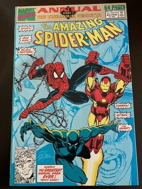 Spider-Man Annual Set 1991 (Amazing, Spectacular, Web), Vibranium Vendetta 