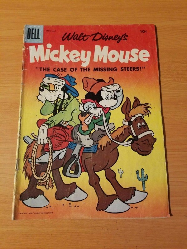 Walt Disney's Mickey Mouse #53 ~ VERY GOOD VG ~ (1957, DELL Comics)