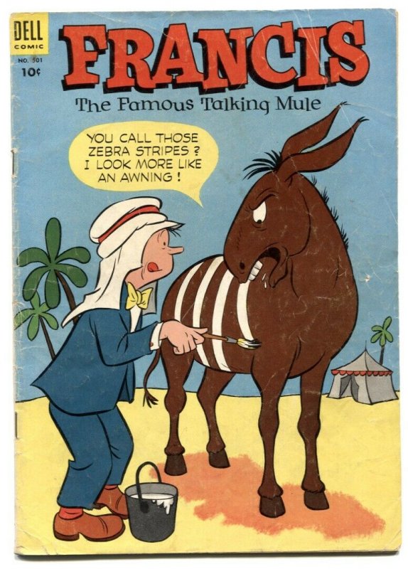 Francis the Famous Talking Mule- Four Color Comics #501 VG