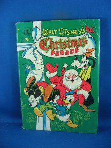 WALT DISNEY CHRISTMAS PARADE 2 VG+ BARKS YOU CANT GUESS 1950 GLOSSY EXAMPLE