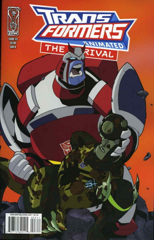 TRANSFORMERS ANIMATED： THE ARRIVAL Transformers Animated: The Arrival #3B VF/NM; IDW | Comic Books