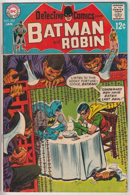 Detective Comics #383 (Jan-69) NM- High-Grade Batman, Robin the Boy Wonder