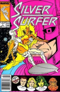 Silver Surfer, The (Vol. 3) #1 (Newsstand) FN ; Marvel | Galactus