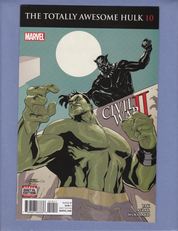 Totally Awesome Hulk #10 VF Black Panther Marvel 2016